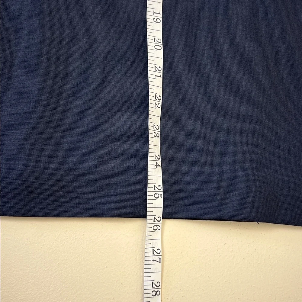 NWT Ann Taylor Women’s Navy Pencil Straight Side Slit Lined Skirt Size 10